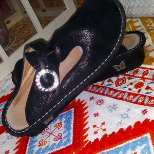 Alegria Leather Clogs